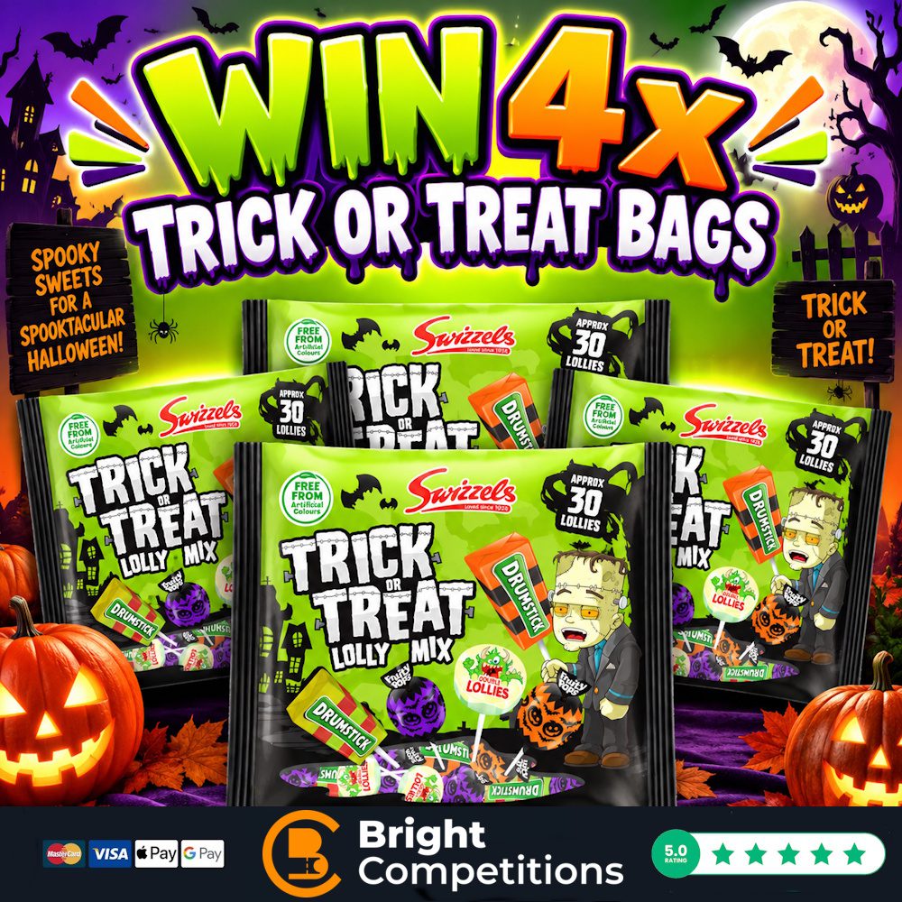 Win 4x Trick or Treat Bags