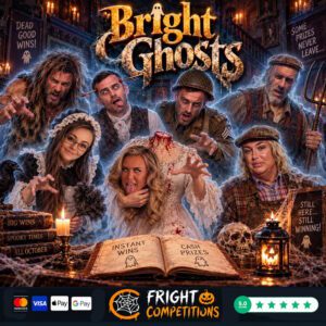 Bright Ghosts! 182 Cash Instant Wins & &pound;500 Jackpot