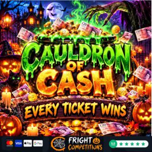 Cauldron of Cash - Every Ticket Wins - Prize Every Time! & &pound;250 Jackpot