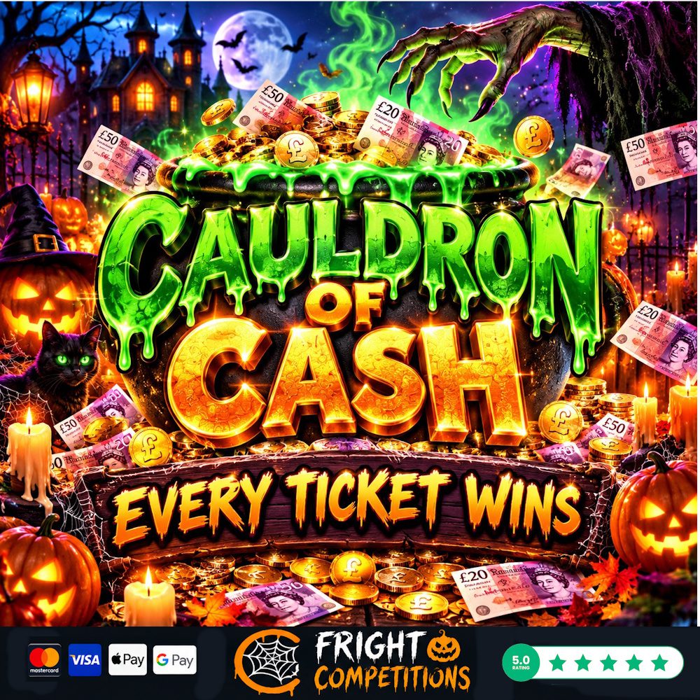 Cauldron of Cash – Every Ticket Wins – Prize Every Time! & £250 Jackpot
