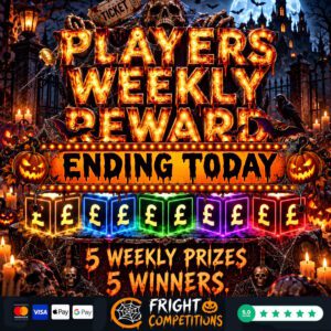 Halloween Players Weekly Reward – 5 Prizes in 1 Draw #31