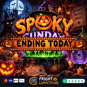 Spooky Sunday Stash – 600 Instant Wins & £200 Jackpot