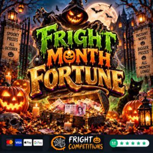 Fright Month Fortune - 73 Instant Cash Wins & &pound;100 End Prize