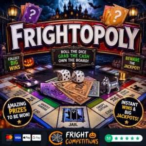 Frightopoly - 1,230 Instant Wins (Win Up to £2,000 Instantly) & Match Bonus & £250 Jackpot