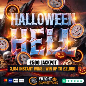 Halloween Hell - 3,814 Instant Wins (Win Up to &pound;2K) & &pound;500 Jackpot