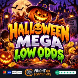 Halloween Mega Low Odds! Instant Wins & £1,000 Jackpot (1in5 Chance to Win)