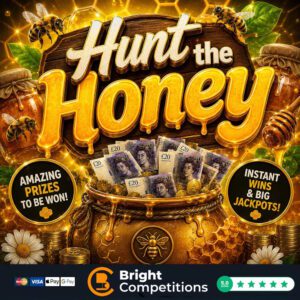 Hunt the Honey – 412 Instant Wins & £50 Jackpot