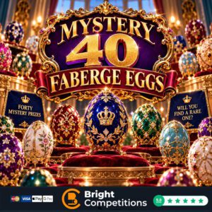 Mini Mystery Faberge Eggs- Every Ticket Wins-Day & &pound;50 Main Prize