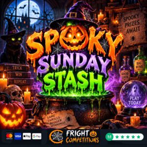 Spooky Sunday Stash - 600 Instant Wins & £200 Jackpot