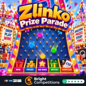 Zlinko Prize Parade - 100 Instant Wins (with Cash Alts) & &pound;50 End Prize