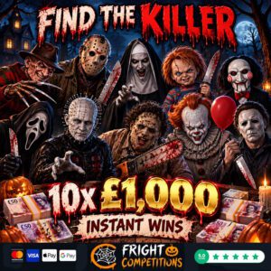 Find the Killer! - &pound;1,000 Jackpot / 10x &pound;1,000 Instant Wins