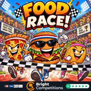 Food Race! 54 Instant Wins & 3 Foods To Be Found & £50 Main Prize