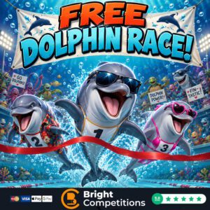 Free Dolphin Race – One Ticket Each – 3x £10 Cash Winners