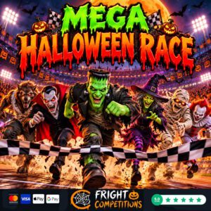 Mega Halloween Race! 165 Instant Wins & 5 Monsters To Be Found & Main Prize Monster