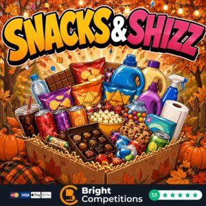 Snacks & Shizz! 25 Instant Wins & £50 Supermarket Voucher Main Prize