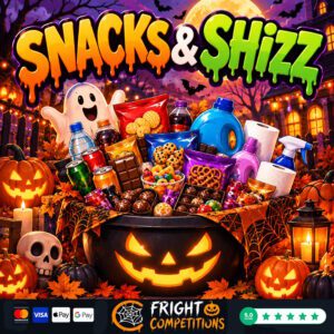 Halloween Snacks & Shizz! 30 Instant Wins & £50 Supermarket Voucher Main Prize