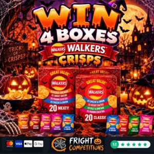 Win 4 Boxes Walkers Crisps