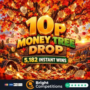 10p Money Tree Drop &ndash; 5,182 Instant Wins & &pound;200 Jackpot