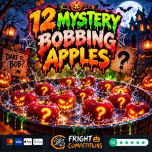 12 Mystery Bobbing Apples - &pound;3k Cash Instants & &pound;200 Main Prize - 22p