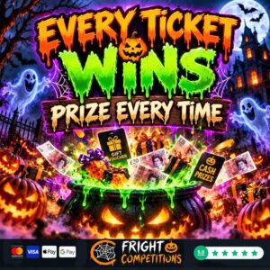Halloween Prize Every Time – Every Ticket Wins! & £250 Jackpot