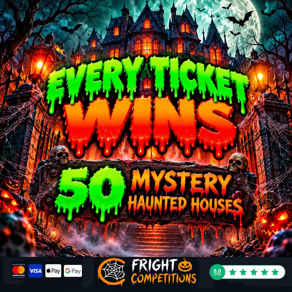 Mega Mystery Haunted Houses – Every Ticket Wins – £250 Main Prize