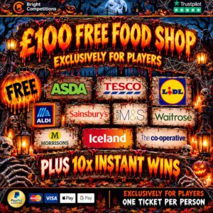 Bonus FREE Comp for Players - Free &pound;100 Food Shop Join Our Facebook Group