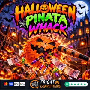 Halloween Pi&ntilde;ata Whack - Over 8,400 Instant Wins (Up to &pound;1k) & &pound;200 End Prize - 40p Per Ticket