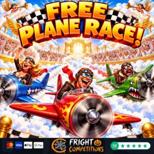 Free Plane Race – One Ticket Each – 3x £10 Cash Winners
