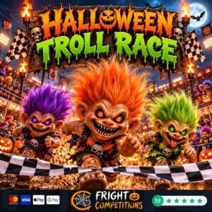Halloween Troll Race! 200 Instant Wins & 3 Trolls To Be Found & Main Prize