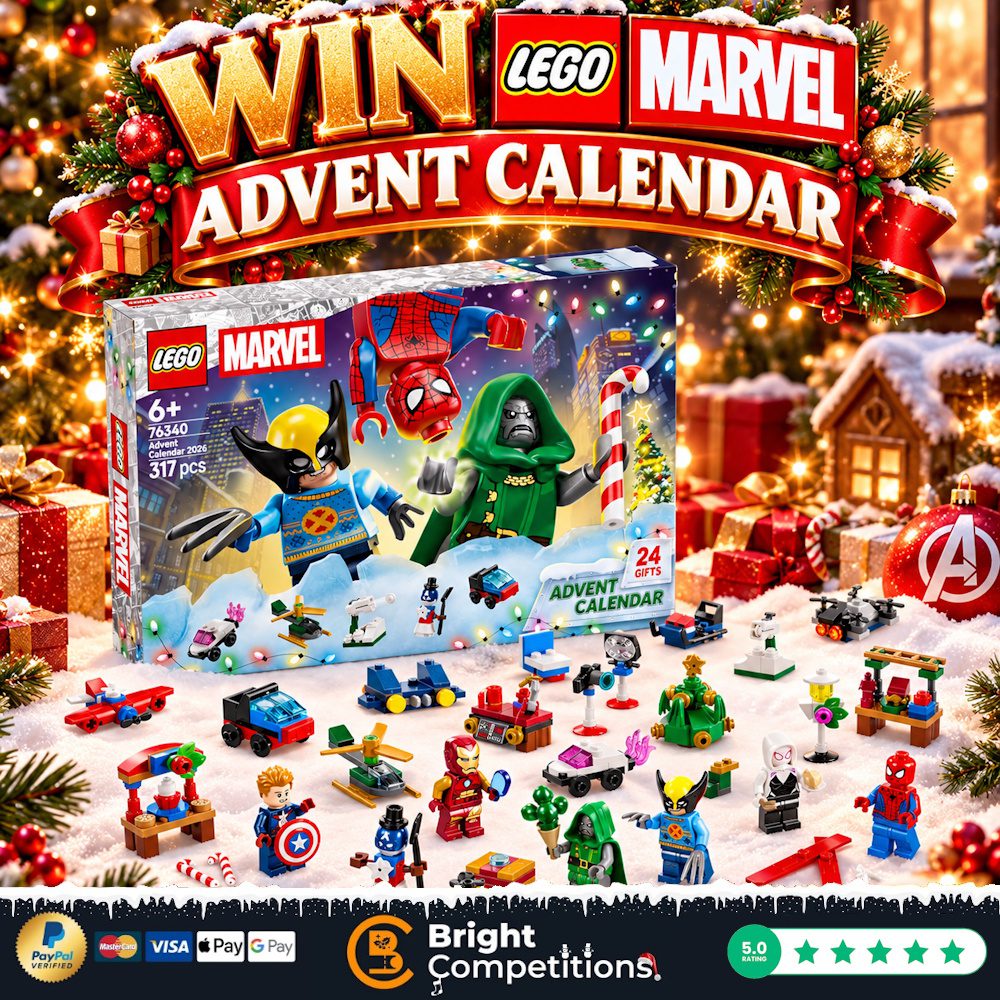 Win a Lego Marvel Advent Calendar