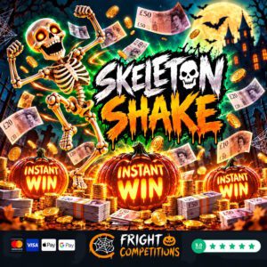 Skeleton Shake – 112 Instant Wins & £50 Jackpot