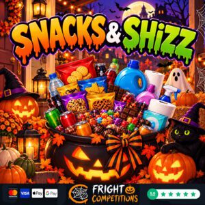 Halloween Snacks & Shizz! 35 Instant Wins & &pound;50 Supermarket Voucher Main Prize